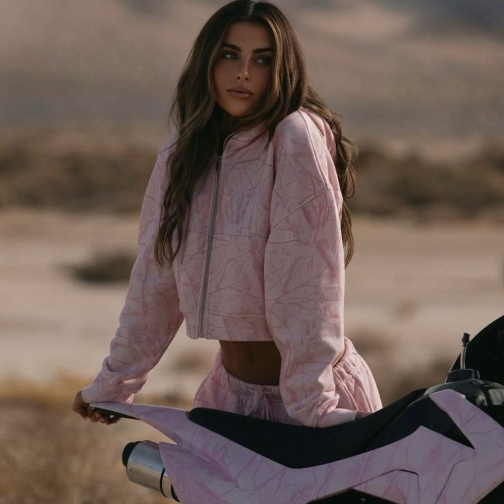 Dairy Boy Pink Camo Cropped Hoodie - SOLDOUT